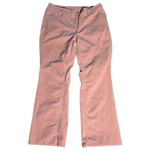 Charming Liz Claiborne Pink Corduroy Pants - Size 14W